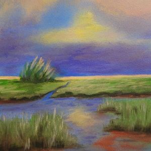 Painted inland marsh