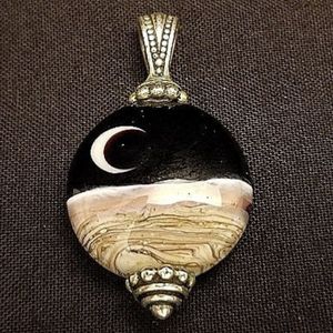 Hand-made gem stone necklace